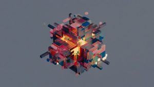 Abstract cube transformation